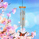 One Coast - Woodstock Chimes Wind Chime Woodstock -  Monarch Butterfly Chime