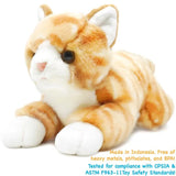 Tamarr the Orange Tabby Cat | 10 Inch Stuffed Animal Plush