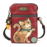 TABBY CAT-Orange Keychain and Crossbody Bag Vegan