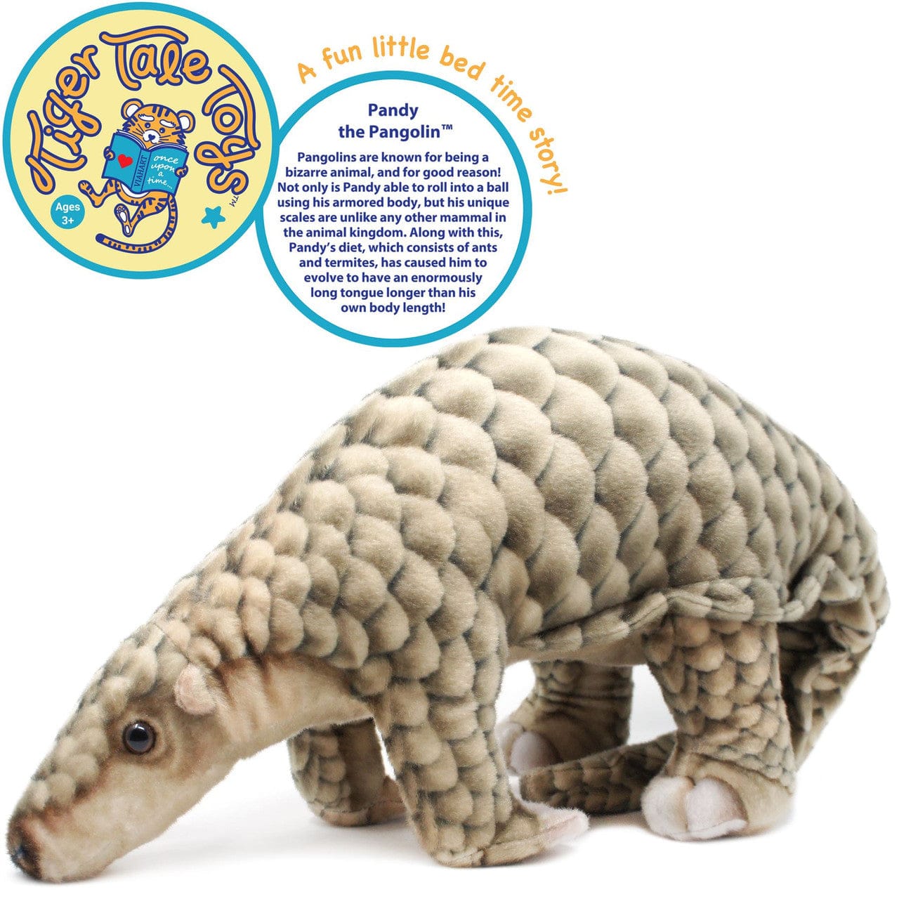 Plush Realistic Pangolin | 30 Inch Stuffed Animal Plush - Pangolin Plush Toy for Kids
