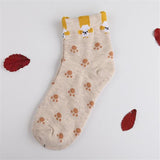 Cat or Dog Ankle Socks Athletic Socks With Cute Animals