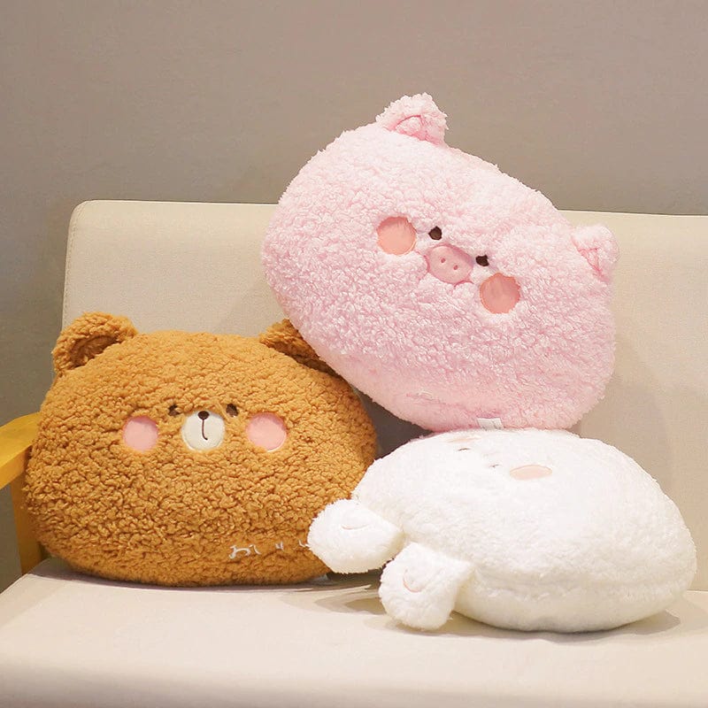 Plush Pink Piggy Pillows 2 Styles of Cuteness!