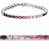 Quintessence Fine Fashion Jewelry Bracelet Gemstone Bracelets in Sterling Silver-Amethyst, Sapphire, Peridot and MORE!