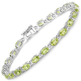 Quintessence Fine Fashion Jewelry Bracelet Gemstone Bracelets in Sterling Silver-Amethyst, Sapphire, Peridot and MORE!