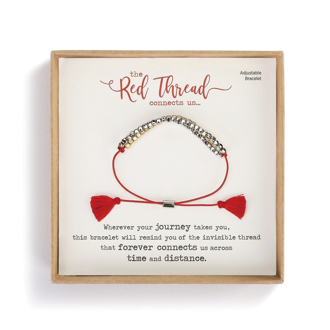 Red Thread Friendship Bracelet - The Pink Pigs, A Compassionate Boutique