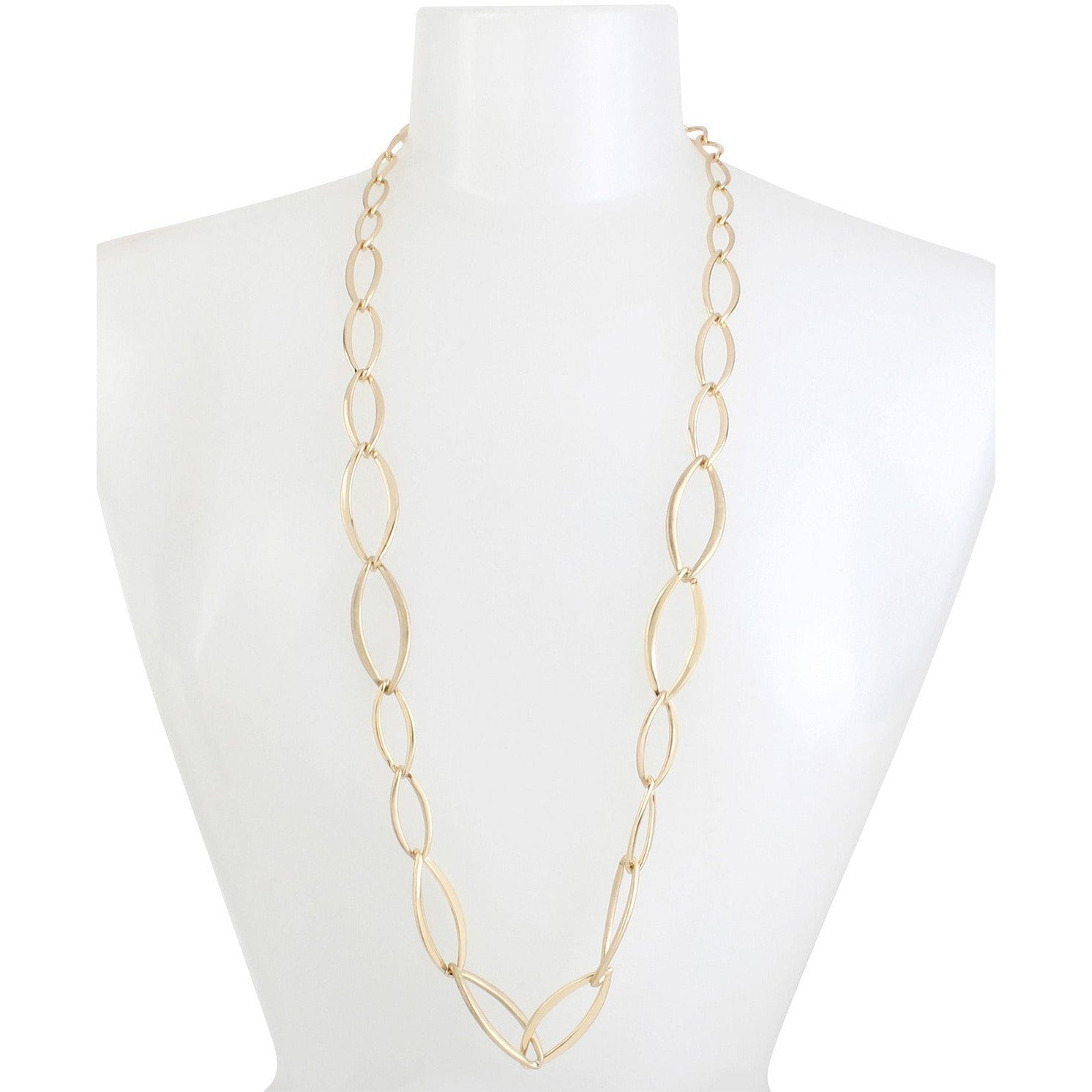 Robert Lee Morris Soho Interlocking Oval Link Necklace - The Pink Pigs, A Compassionate Boutique