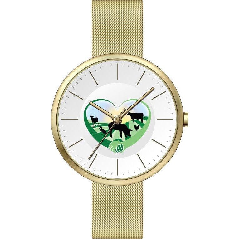 Rooterville Farm Animal and Logo Fine Watches-Originals! Farm Animal Watch Pig watch Fundraiser - The Pink Pigs, Animal Lover's Boutique