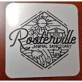 Rooterville Retro Cool Sticker! Share your love for the BEST sanctuary in the world with the world! - The Pink Pigs, Animal Lover's Boutique