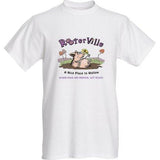 Rooterville's Nice Place to Wallow T-Shirt- Unisex, Heather Gray or White - The Pink Pigs, Animal Lover's Boutique