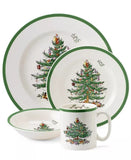 Spode Christmas Tree 4pc Place Setting Set