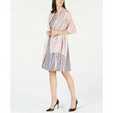 I.N.C. Women's Floral Sequined Fringe Evening Wrap - Blush - The Pink Pigs, A Compassionate Boutique