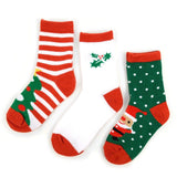 Selini Apparel Kids Christmas Socks 3pr Pack, 4-7 year olds