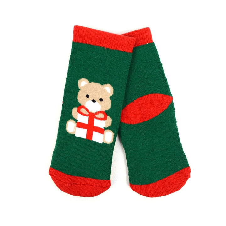 Selini Kids Apparel Toddler 3Pk Christmas Socks, so CUTE!  Help rescued animals!