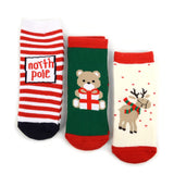 Selini Kids Apparel Toddler 3Pk Christmas Socks, so CUTE!  Help rescued animals!