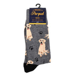 selini nY Socks Dog Golden Retriver or Yellow Lab Crew Socks Men Women Sizes Quality