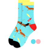 Women's HOT Dog Weiner Dog Socks Quality