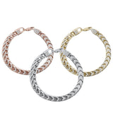 Sonara Mens Jewelry and Watches Men's Franco Cubic Zirconia Sterling Silver Bracelet 8.5" 3 Colors Available!