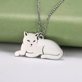 Animal Necklaces Stainless Steel- Pig, Koala, Doggy, Cat, Owl Gold or Silver Tone