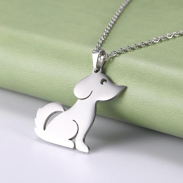 Animal Necklaces Stainless Steel- Pig, Koala, Doggy, Cat, Owl Gold or Silver Tone - The Pink Pigs, A Compassionate Boutique