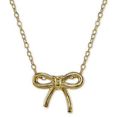 Giani Bernini 18K Gold Over Sterling Silver Bow Pendant Necklace