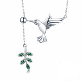 Sterling Silver Hummingbird Jewelry:  Necklace, Earrings,  Ring or SET!