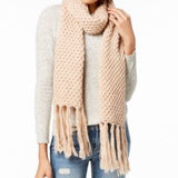 Knitted Beige Scarf With Fringe By Steve Madden Vegan