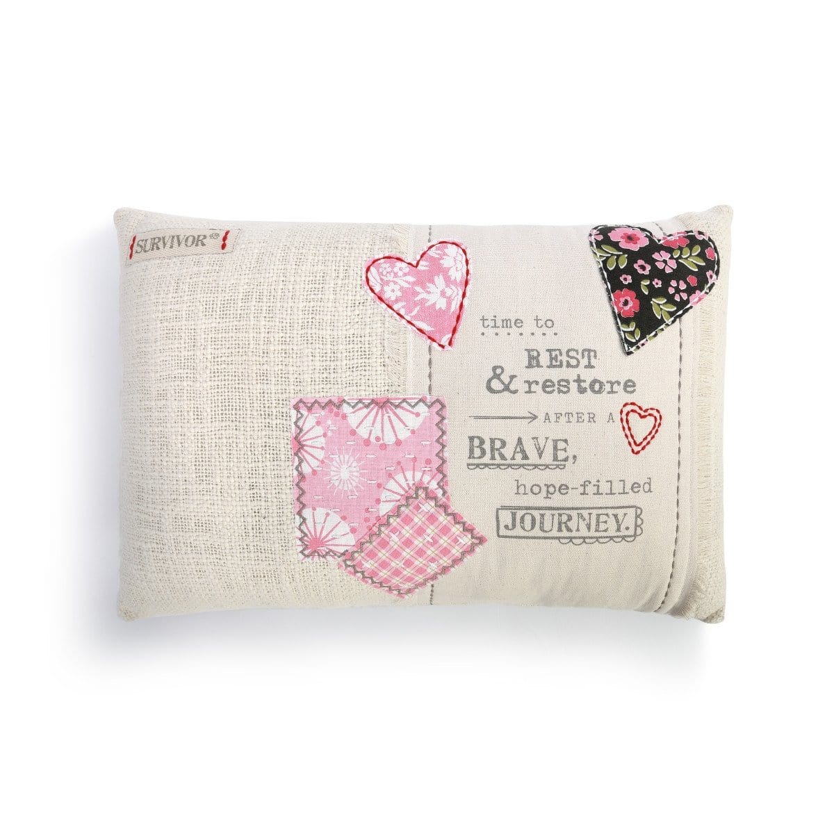 "Survivor" Pillow and Plush Throw Blanket, Beautiful Gift for the Survivors in your Life by Kelly Rae Roberts - The Pink Pigs, A Compassionate Boutique