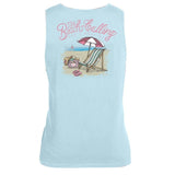 The Beach is Calling and I Must Go-Jane Marie Tank - The Pink Pigs, A Compassionate Boutique