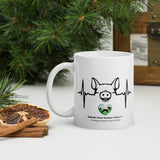 Pig Life White Glossy Mug