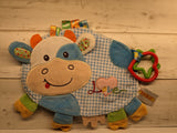 The Pink Pigs, Animal Lover's Boutique Pig and Cow Baby Activity Toys