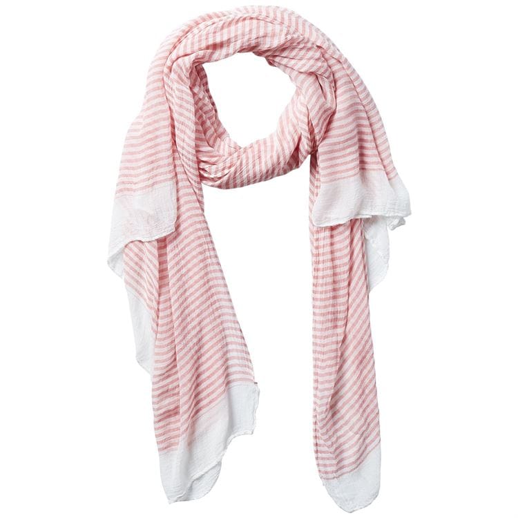 The Pink Pigs Apparel Pink Stripe Bug Blocker Insect Shield Scarves for Safe and Effective Outdoor Protection from Bugs