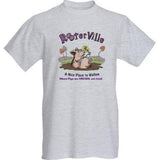 The Pink Pigs Apparel Small* Kids Grey Rooterville, Nice Place to Wallow T-Shirt*