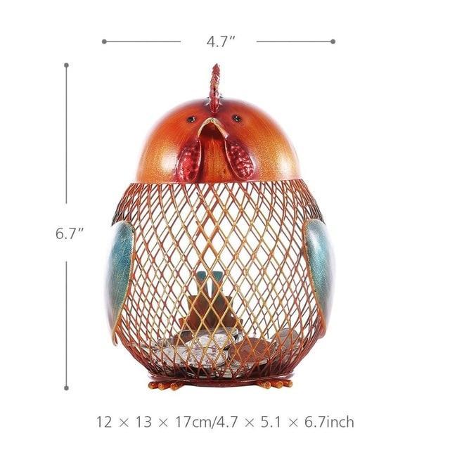 The Pink Pigs Decor Wire Animal Cork Cages & Banks!  Pig, Dog, Cat, Chicken, Cardinal, Owl & More! Metal Craft Decor,