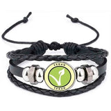 The Pink Pigs Fashion Bracelets 3 Unisex Vegan Faux Leather Multi-layer Bracelet Spread the Message of Compassion!