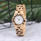 The Pink Pigs Fashion Watches Bamboo/Wooden Jaguar/Leopard Watch for Ladies! Jaguars Fans LOOK!