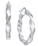 The Pink Pigs Fine Fashion Jewelry-Earrings Earring Variety (18 styles!) in Sterling Silver By Giani Bernini 75% OFF RETAIL!