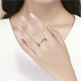 The Pink Pigs Fine Fashion Jewelry-Ring Stackable Pet Paw Rings, Cute, Simple Sterling Silver--Helps Rescued Animals Too!