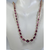 The Pink Pigs Fine Fashion Jewelry SET Set Pink Tourmaline and Diamond SET, 27.4ctw Necklace & 7.45ctw Earrings in 14K Gold, STUNNING!