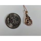 The Pink Pigs Fine Jewelry Necklaces Morganite and Diamond Pendant Necklace in 18K Rose Gold, 2.08ctw