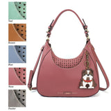 The Pink Pigs Handbag & Wallet Accessories Bulldog Collection by Chala   Handbag, Wallet, Keychain, Vegan!*