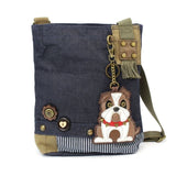 The Pink Pigs Handbag & Wallet Accessories Bulldog Collection by Chala   Handbag, Wallet, Keychain, Vegan!*