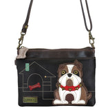 The Pink Pigs Handbag & Wallet Accessories Mini Xbody Bulldog Collection by Chala   Handbag, Wallet, Keychain, Vegan!*