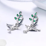 The Pink Pigs Jewelry SET-Fine Fashion 925 Silver Earrings Sterling Silver Hummingbird Jewelry:  Necklace, Earrings,  Ring or SET!