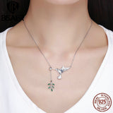 The Pink Pigs Jewelry SET-Fine Fashion 925 Silver Sterling Silver Hummingbird Jewelry:  Necklace, Earrings,  Ring or SET!