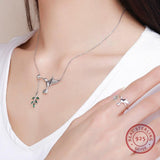 The Pink Pigs Jewelry SET-Fine Fashion 925 Silver Sterling Silver Hummingbird Jewelry:  Necklace, Earrings,  Ring or SET!