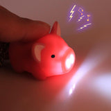 The Pink Pigs Keychain Flying or Standing Key-chain Light Piggies!  Makes Noise for Emergencies Too!*