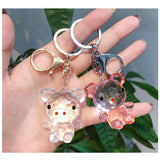 The Pink Pigs Keychain Pink Acrylic Pink Pig Keychains