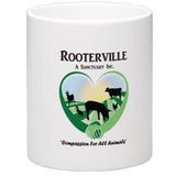 The Pink Pigs Mug One Sided-LOGO Rooterville Coffee Mugs