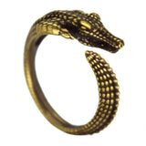 The Pink Pigs rings Bronze Gator Animal Rings-Fun Fashion Cat, Rhino, Hippo, Gator, Dolphins,  Flamingo and Leopards!