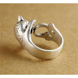 The Pink Pigs rings Cat Rings, Alloy or Solid 925 Sterling Silver.  Spread Smiles Wherever you Go!  Three colors